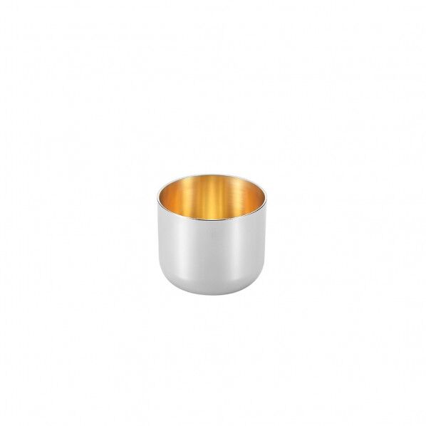 ステンレスぐい呑み 内面金 1P