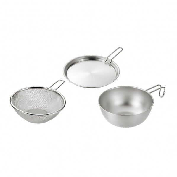 シェラカップ・ボウル18cmザル・トレー