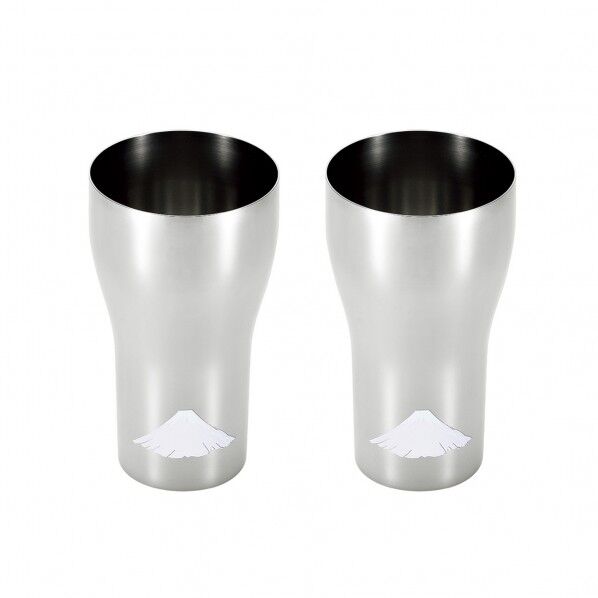 感温ステンレスタンブラー440ml 2P富士