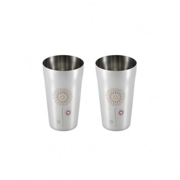 感温ステンレスタンブラー420ml 2P花火