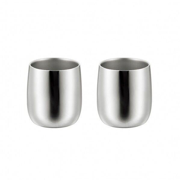 ステンレス二重ロックカップ250ml 2P