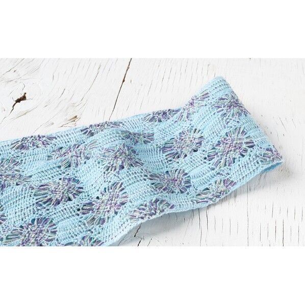 日本紐釦貿易 透かしフラワーニットリボン