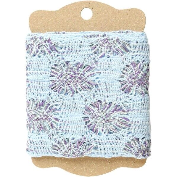 日本紐釦貿易 透かしフラワーニットリボン