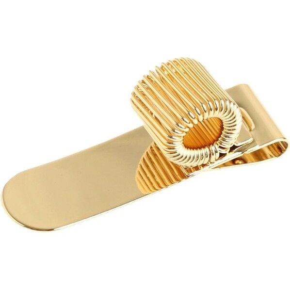 日本紐釦貿易 クリップペンホルダー W41×H11.5mm ゴールド 1個