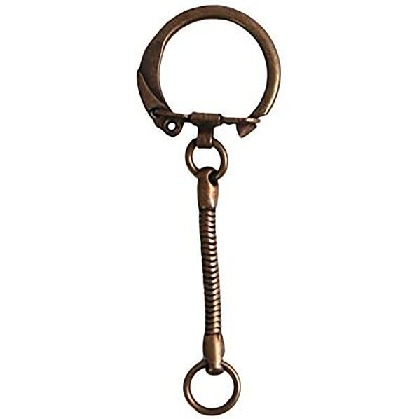 日本紐釦貿易 キーホルダー金具スネークタイプ