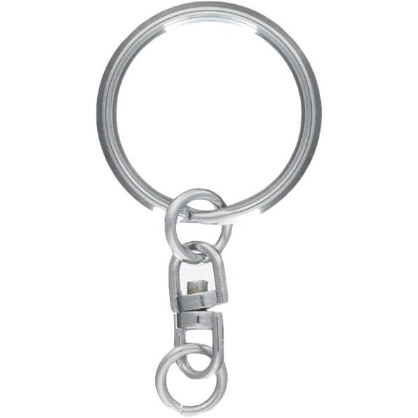 日本紐釦貿易 回転カン付きキーホルダー金具