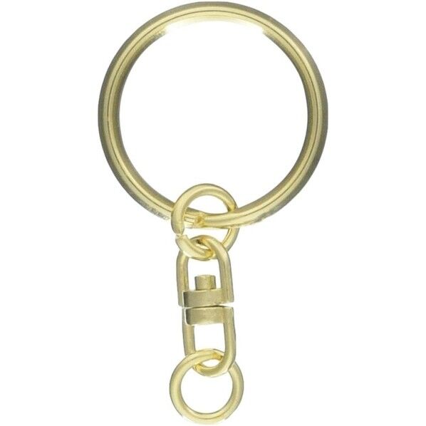 日本紐釦貿易 回転カン付きキーホルダー金具