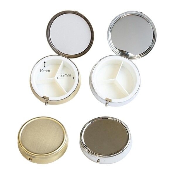 日本紐釦貿易 ピルケース 丸型