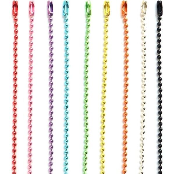 日本紐釦貿易(Nippon Chuko) カラーボールチェーン MIX