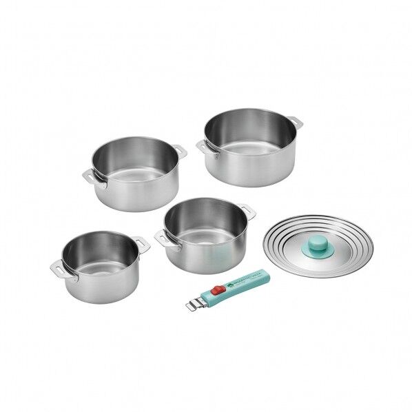 ステン鍋14&16&18&20cmハンドル蓋付