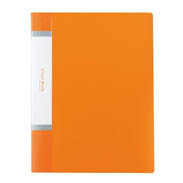 クリアフﾞックA4 横入れ 40ホﾟケット オレンシﾞ