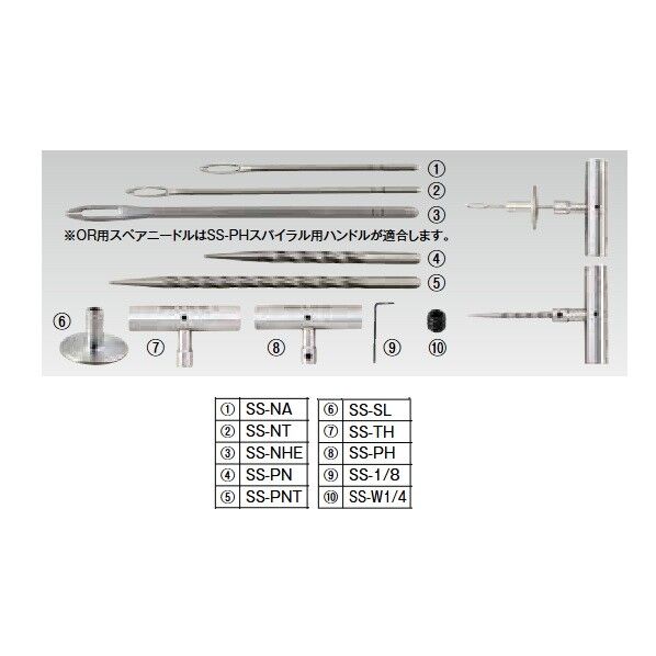 六角レンチ1/8 SS-W1/4専用
