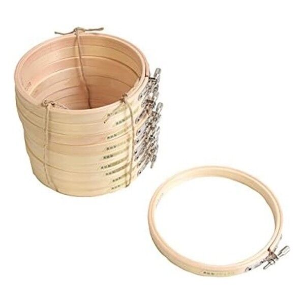 日本竹品工業 日本竹品 刺しゅう枠 お徳用 S2-1-10 10組