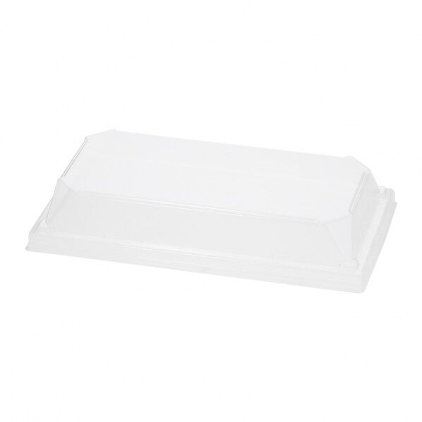 アクタ 弁当容器 ワン折重 高蓋 73×38 K27 透明 外寸:217×116×27mm 004430030 50枚