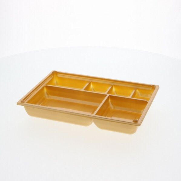 弁当容器 ワン折重 底 81×55Y 金