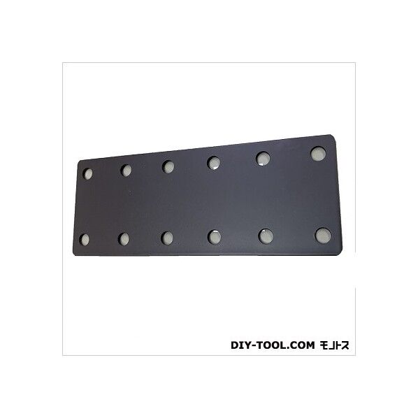 フラット金具53x140黒331 53452 5個