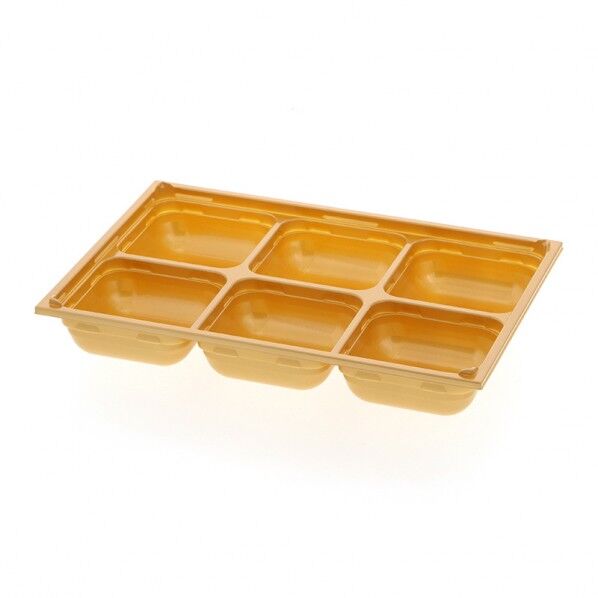 弁当容器 ワン折重 底 81×55 SP-6 金