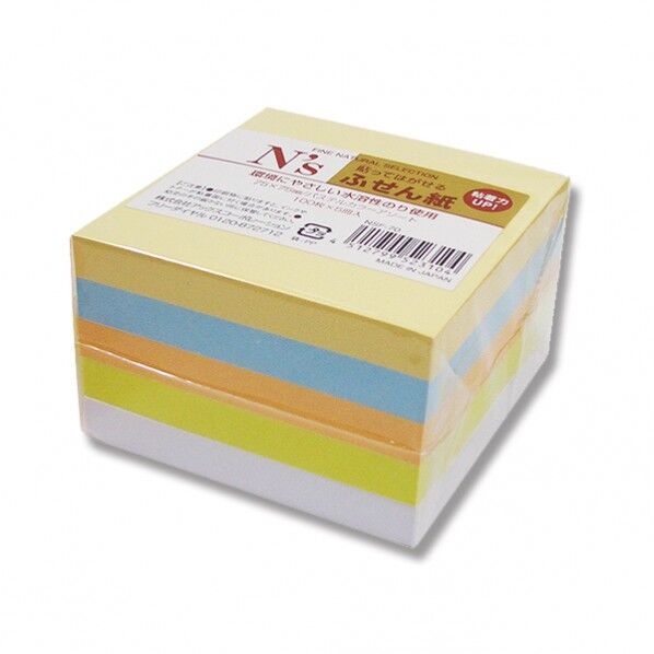 N’sふせん紙 75×75 5冊入 NSF-70 パステルアソート