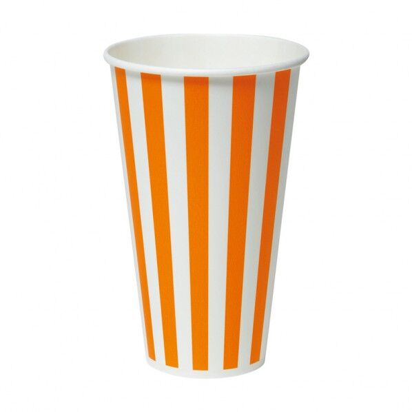 紙コップ 約13オンス SCM-400PP ストライプ