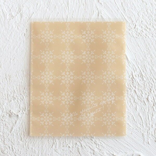 cotta ガス袋 ベージュ 95508 フラワー柄 ベージュ 100×120mm 004328098 100枚