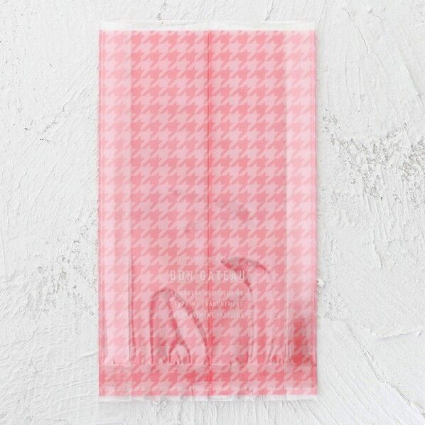 ガス袋 ピンク 95509 千鳥格子柄 ピンク