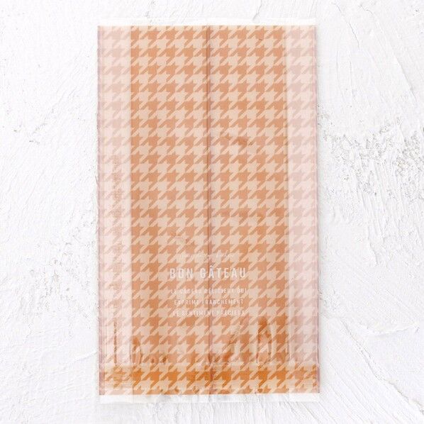 ガス袋 ブラウン 95511 千鳥格子柄 ブラウン