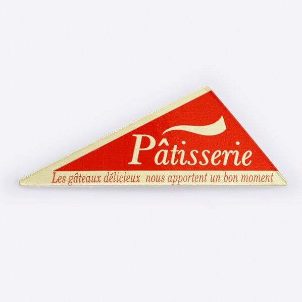 ケーキピック 350 赤 三角ー3