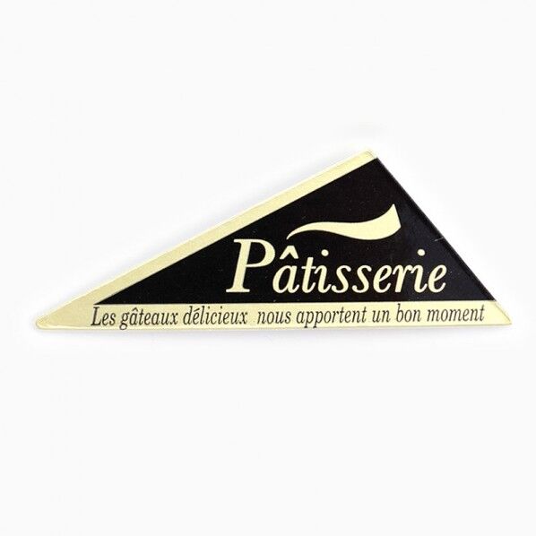 ケーキピック 352 黒 三角ー5