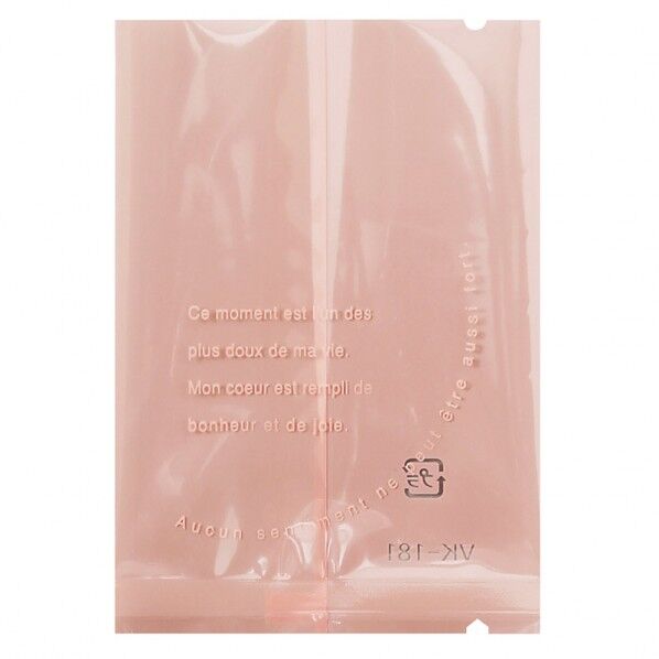クッキー･マカロン用袋 仏語柄 合掌貼り  VK-181-P ピンク