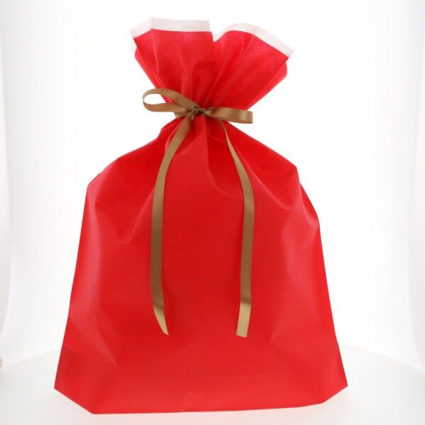 不織布巾着袋 FK3071 レッドLL