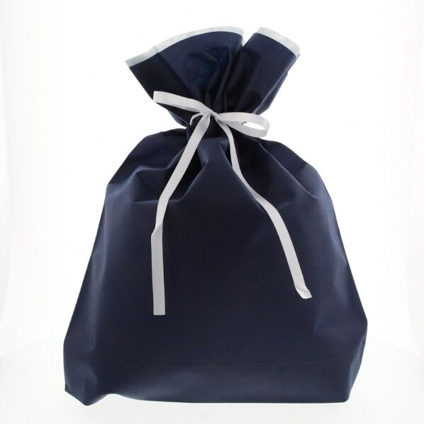不織布巾着袋 FK3081 ネイビーLL