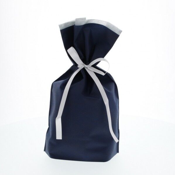 不織布巾着袋 FK3083 ネイビーM