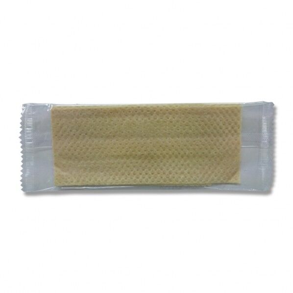 紙おしぼり 未晒 平型 無地 180×210