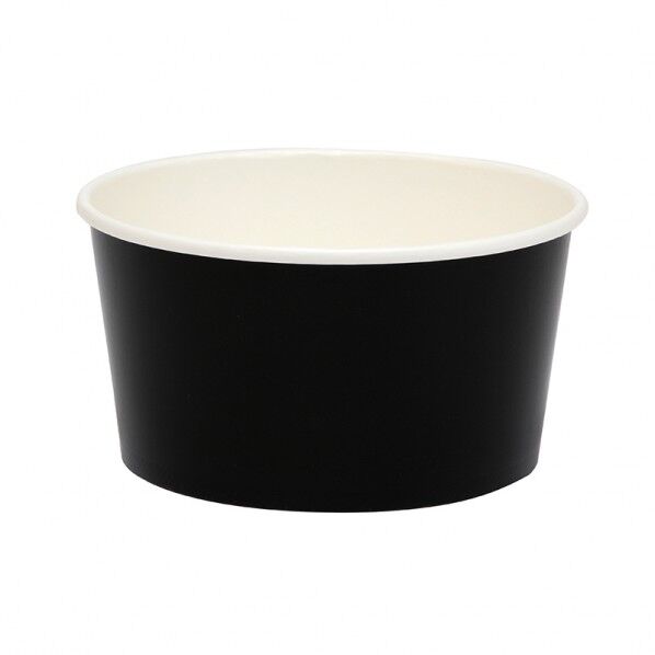 ケーピープラテック 食品容器 KMカップ 本体 KM140-750 黒 外寸:φ140×高さ75mm 004440954 50枚