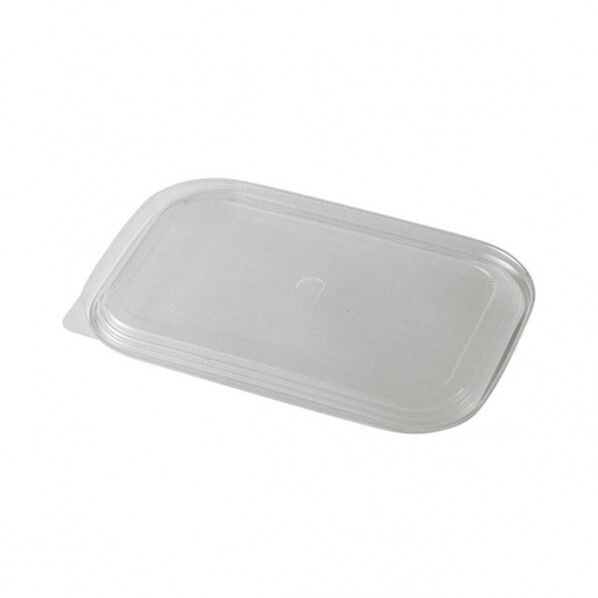 ケーピープラテック 弁当容器 KM重箱 中皿用フタ 170 外寸:横161×縦111×高8mm 004441054 50枚