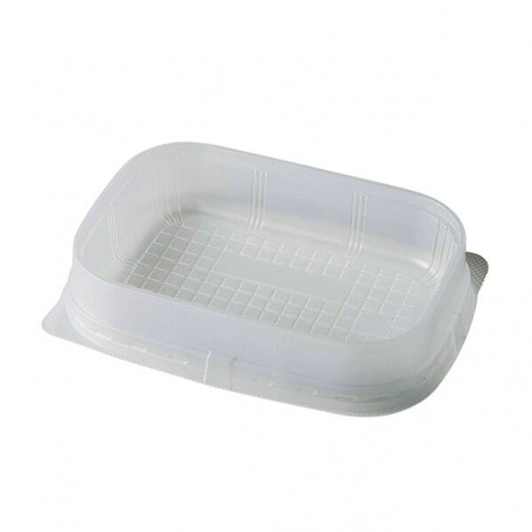ケーピープラテック 弁当容器 KM重箱 中皿 170 外寸:横178×縦130×高35mm 004441055 50枚