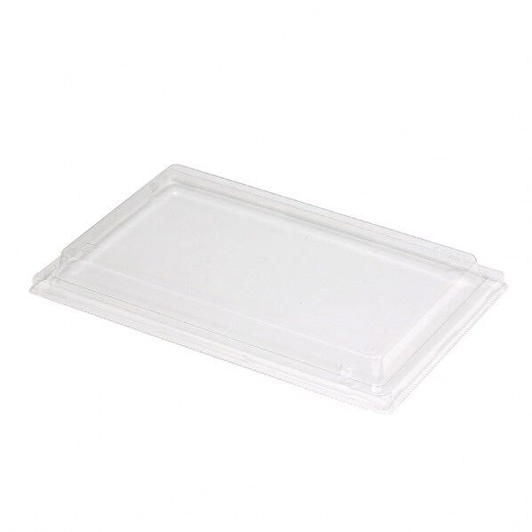 食品容器 未晒紙ボックス 透明フタ 耐熱 KM-77