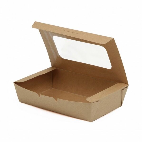 KMフードパック 大 窓有 クラフト