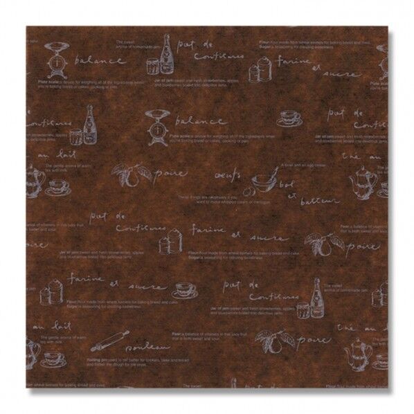 クッキングペーパー CSEシート 150×150 ティータイム 茶