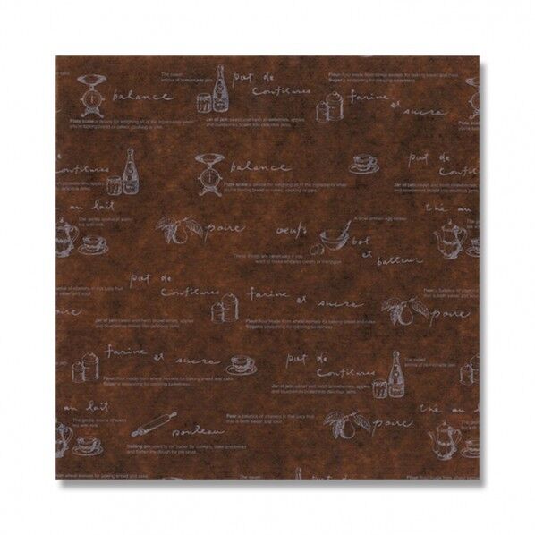 クッキングペーパー CSEシート 120×120 ティータイム 茶