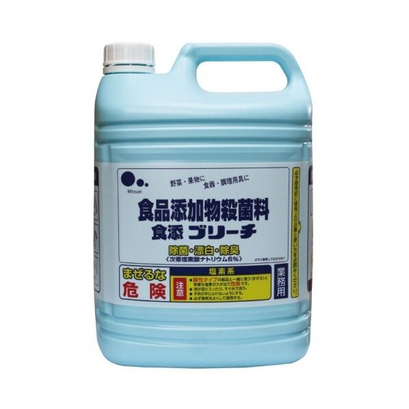 ミツエイ 除菌漂白剤 食添ブリーチ 5kg 207×134×294mm 004770043 1本...