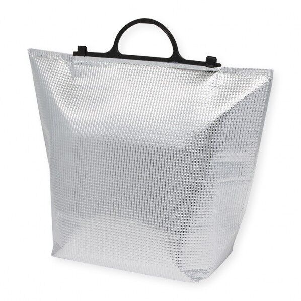 手提げ保冷角底袋 中 黒取手