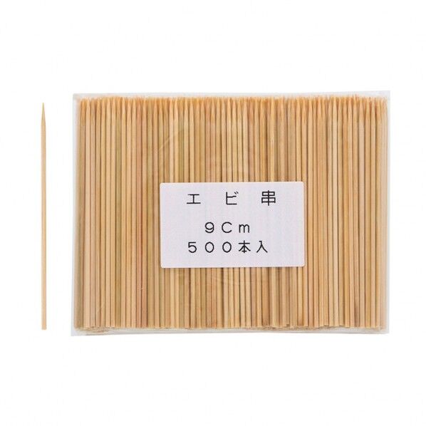 まるわ エビ串 9cm W-54 直径1.8mm×9cm 004619010 500本...