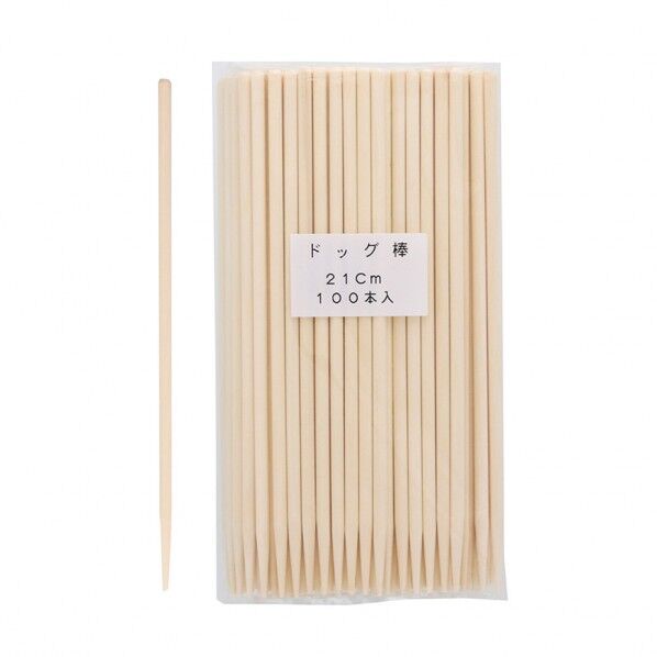 まるわ ドッグ棒 アスペン 21cm 直径5mm×21cm 004636941 100本