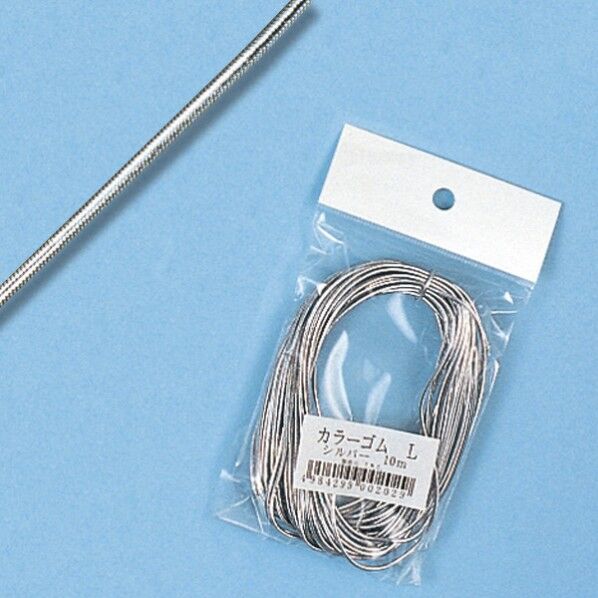 カラーゴム L 1.6×10 シルバー