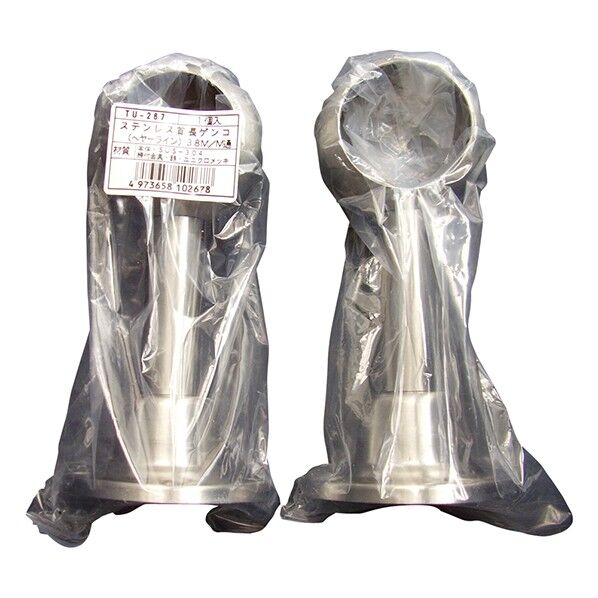 TU-267 B付 ステンレス首長ゲンコ38通し ヘアーライン