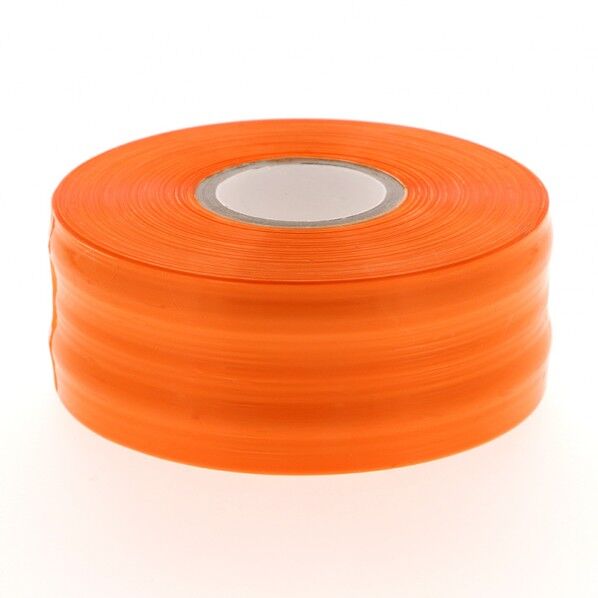 松浦産業 シャインテープ レコード巻 オレンジ 幅50mm×約390m巻 001002130 1巻