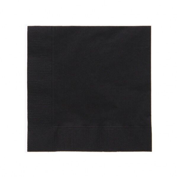 2層(2プライ)カラーナプキン Sサイズ SC-24 ブラック