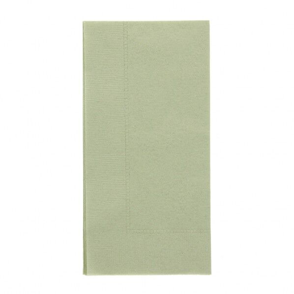 2層（2プライ）カラーナプキン Lサイズ LUC-28 オリーブ