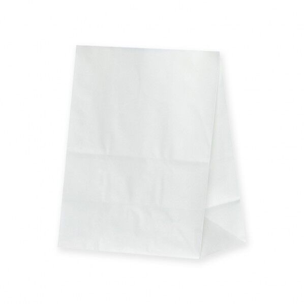 耐油角底袋 XZT55403 白無地 H300